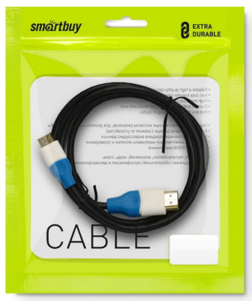  Smartbuy Cable HDMI to mini HDMI ver. 1.4b A-M/C-M, 1,0 m (gold-plated) (K-310-180)