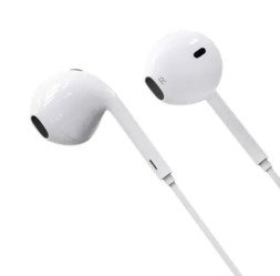 Наушники с микрофоном Borofone BM30 1.2м белые
