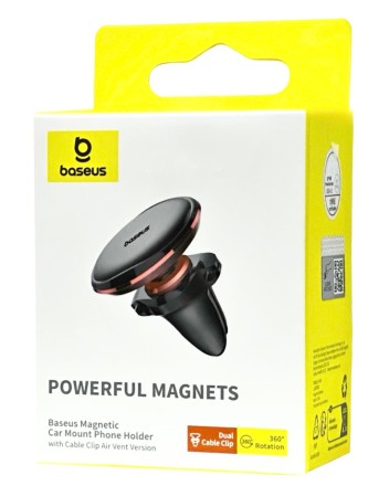  Держатель в автомобиль на торпеду Baseus Magnetic Air C40141201913-00 красный