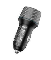 Автомобильное заряд. устр. Borofone BZ21 1USB/1C 48W черное