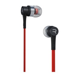 Стереонаушники с микрофоном Remax RM-535 1.2м плоские красные