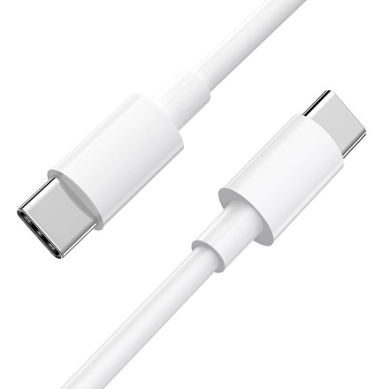  Usb Кабель-зарядка Type-C на Type-C Hoco X51 5A 100W 1м силиконовый белый