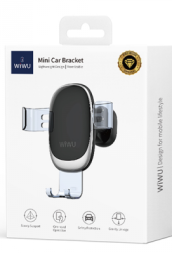 Держатель в автомобиль в воздуховод WIWU CH010 зажим серебристый