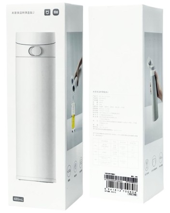  Термос Mijia flip Version2/480ML (MJTGB01PL)(с автоматическим замком) белый