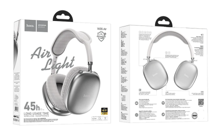  Стереонаушники Bluetooth полноразмерные Hoco W35 Air Light V5.3/45ч белый
