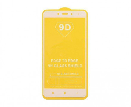 Защитное стекло для Xiaomi Redmi 4A 9D белое