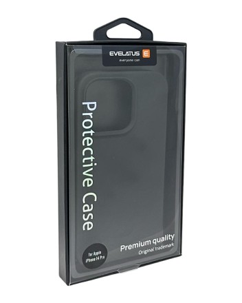 Накладка для i-Phone 14 Pro 6.1" Evelatus Magsafe силикон чёрный