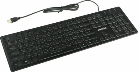  Клавиатура проводная с подсветкой Smartbuy ONE 305 USB черная (SBK-305U-K)
