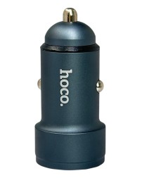 Автомобильное заряд. устр. Hoco Z57A 1USB/1C 30W темно-серый