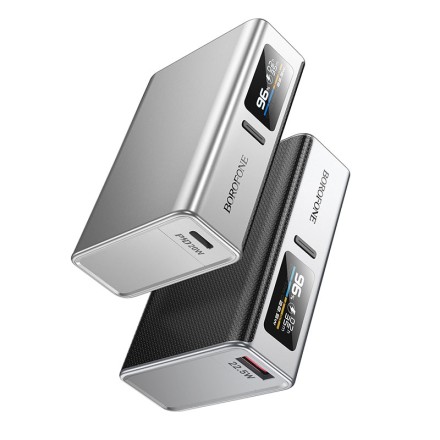  Powerbank Borofone BJ72 10000mAh 1USB/1C 22.5W/20W с дисплеем серый