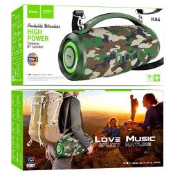 Bluetooth колонка Hoco HA4 Surge outdoor BT speaker хаки