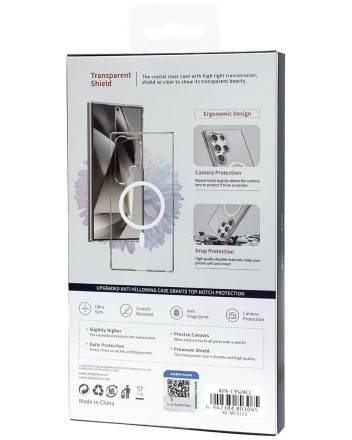  Накладка для Samsung Galaxy S24 Keephone X-Crystal MagSnap прозрачный