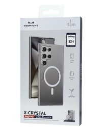 Накладка для Samsung Galaxy S24 Keephone X-Crystal MagSnap прозрачный