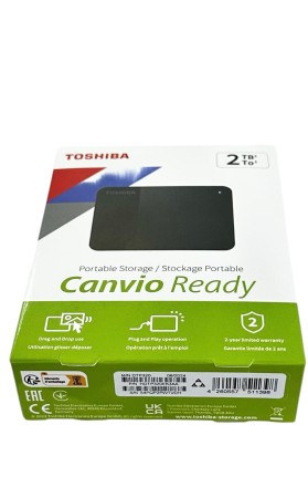  Внешний HDD Toshiba Canvio Ready 2TB (HDTP320EK3AA) черный