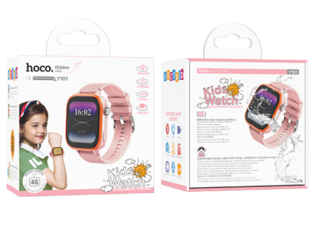  Смарт-часы детские Hoco Y101 Kids Watch розовые
