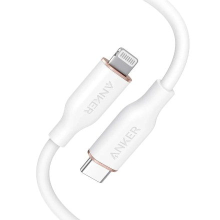  Usb Кабель-зарядка Type-C на Lightning Anker 641 PowerLine III (A8662621) 20W 0,9м белый