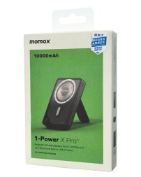 Powerbank магнитный с MagSafe Momax 1-Power X Pro+ 10000mAh IP132HKD черный