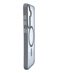 Накладка для Samsung Galaxy S25 Plus Keephone Mago Pro MagSnap прозрачный серый