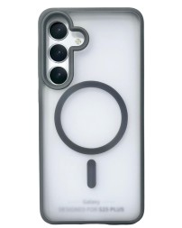 Накладка для Samsung Galaxy S25 Plus Keephone Mago Pro MagSnap прозрачный серый