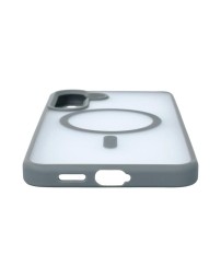 Накладка для Samsung Galaxy S25 Plus Keephone Mago Pro MagSnap прозрачный серый