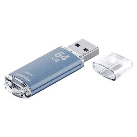  3.0 USB флеш накопитель Smartbuy 64GB V-Cut Blue (SB64GBVC-B3)