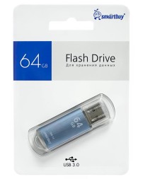 3.0 USB флеш накопитель Smartbuy 64GB V-Cut Blue (SB64GBVC-B3)