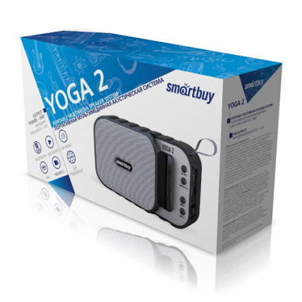 Bluetooth колонка Smartbuy Yoga 2 BT5.0/600mAh/4ч/5Вт/FM/USB черная (SBS-5040)