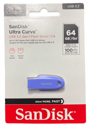  3.2 USB флеш накопитель SanDisk 64GB SDCZ550-064G-G46NB Ultra Curve синии