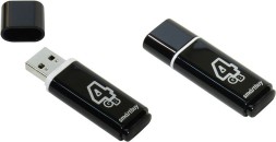 USB флеш накопитель Smartbuy 4GB Glossy Black (SB4GBGS-K)