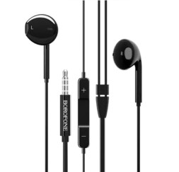 Наушники с микрофоном Borofone BM30 1.2м черные