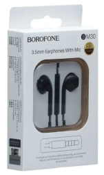 Наушники с микрофоном Borofone BM30 1.2м черные