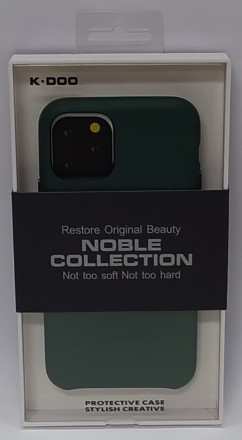  Накладка для i-Phone 11 Pro K-Doo Noble кожаная зеленая