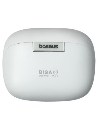  Мобильная Bluetooth-гарнитура Baseus Bowie M2s BT5.2/67mAh (600mAh)/7ч/ANC (NGTW350002) белая