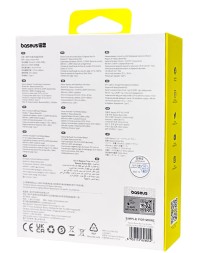 Мобильная Bluetooth-гарнитура Baseus Bowie M2s BT5.2/67mAh (600mAh)/7ч/ANC (NGTW350002) белая