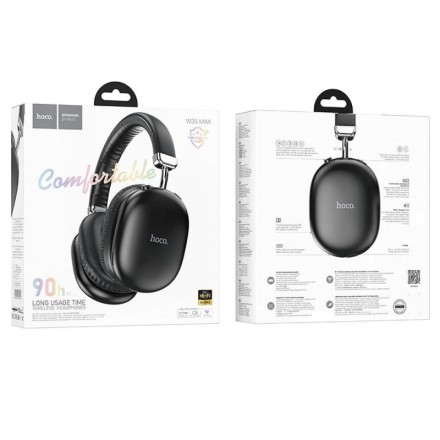  Стереонаушники Bluetooth полноразмерные Hoco W35 Max V5.3/45ч черные