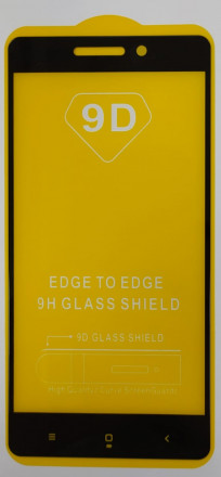 Защитное стекло для Xiaomi Redmi 4A 9D черное
