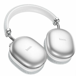 Стереонаушники Bluetooth полноразмерные Hoco W35 Max V5.3/45ч серебристые