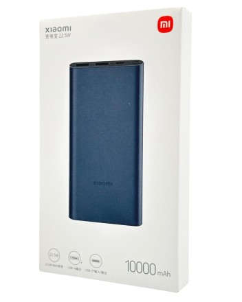  Powerbank Xiaomi 3 10000 мАч 2USB+Type-C 22,5W Fast Charge PB100DZM темно-синий