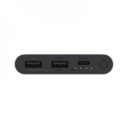  Powerbank Xiaomi 3 10000 мАч 2USB+Type-C 22,5W Fast Charge PB100DZM темно-синий