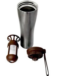 Термокружка Xiaomi Kiss Kiss Fish Light Smart Insulation Cup (0.43л) серая