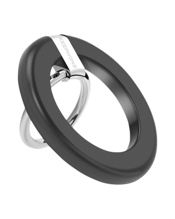  Магнитный держатель-кольцо для i-Phone Keephone MagSnap Easy Grip черный