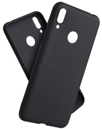  Чехол-накладка для Huawei Y9 2019 силикон матовый черный