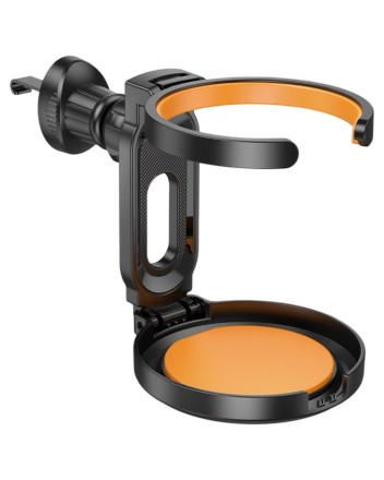  Держатель в автомобиль в воздуховод для стакана Hoco ZP14 черно-оранжевый