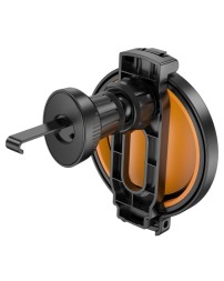 Держатель в автомобиль в воздуховод для стакана Hoco ZP14 черно-оранжевый