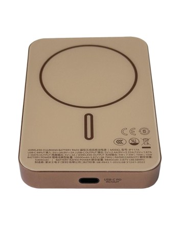  Powerbank магнитный с MagSafe Momax Q. Mag X1 10000mAh IP117ACNL2 золотой
