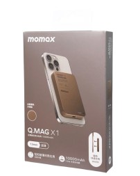 Powerbank магнитный с MagSafe Momax Q. Mag X1 10000mAh IP117ACNL2 золотой