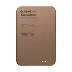 Powerbank магнитный с MagSafe Momax Q. Mag X1 10000mAh IP117ACNL2 золотой