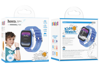  Смарт-часы детские Hoco Y101 Kids Watch синие
