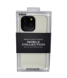 Накладка для i-Phone 14 Pro Max K-Doo Noble кожаная белый