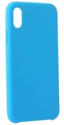 Чехол-накладка i-Phone XS Max Silicone icase №16 голубая